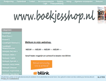 Tablet Screenshot of boekjesshop.nl